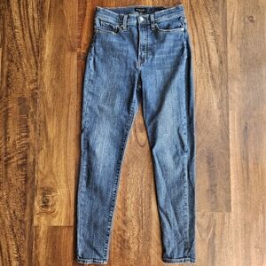 Banana Republic High Rise Skinny Jeans Size 28 Blue